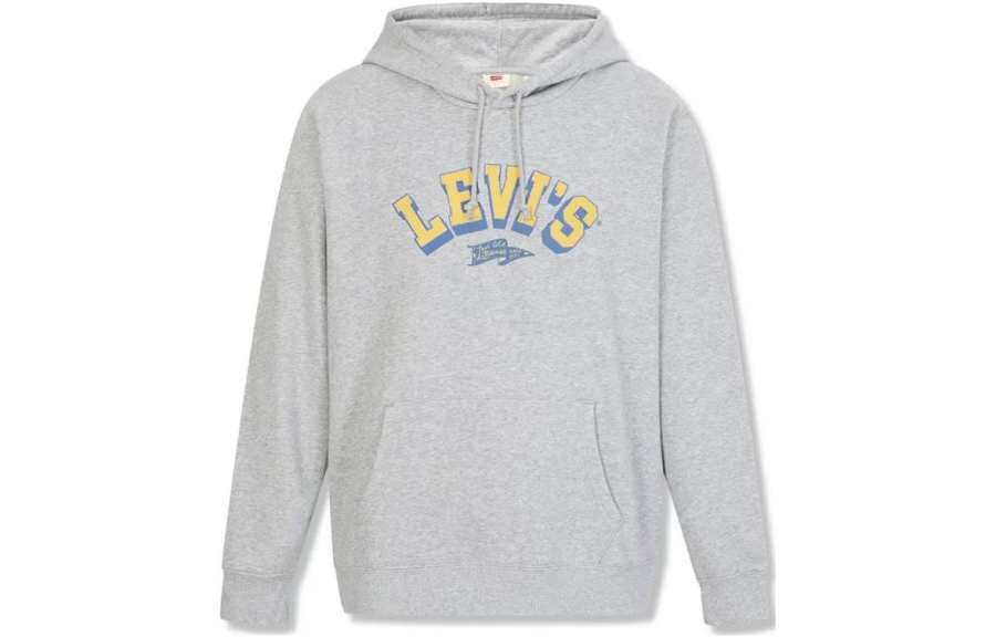 Levis Levis Sweatshirts Men's Gray Hooded Moderate Other