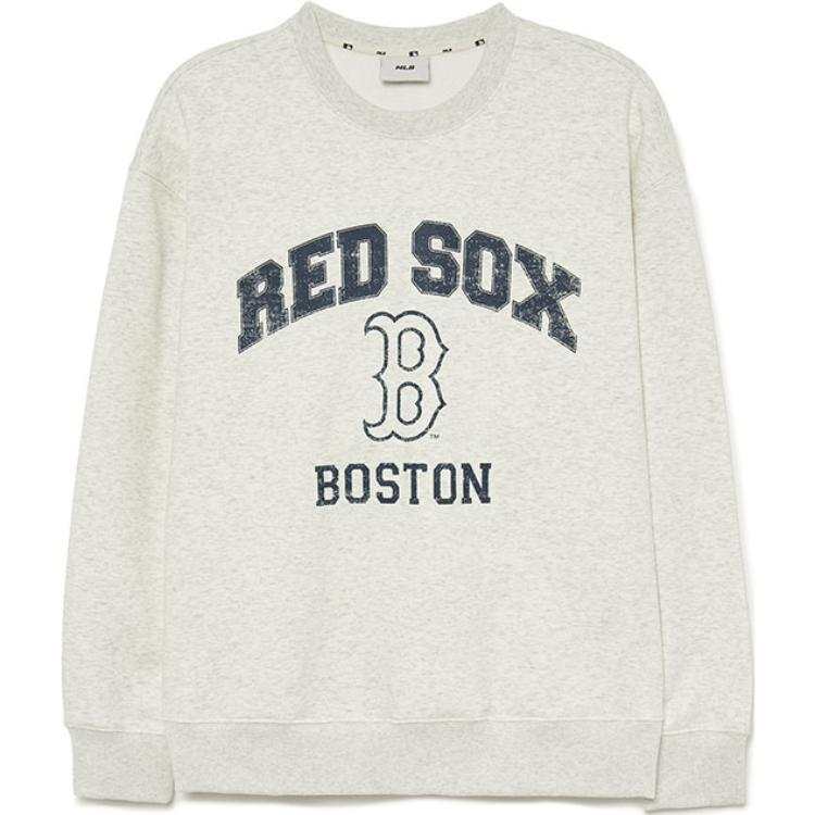 MLB MLB Varsity Sweatshirts Unisex Gray Suggestion Consider 1 Size Down Crew Neck Moderate