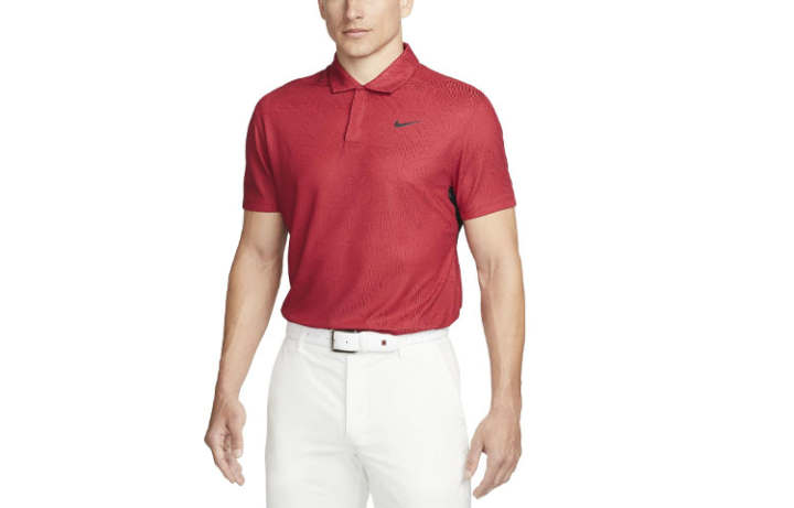 Nike Nike Polo Shirts Men's Gym Red Polo Collar Moderate Straight Fit