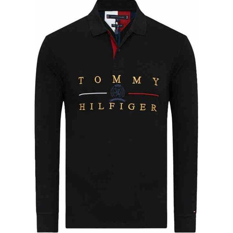 Tommy Hilfiger Polo Shirt Men's Black