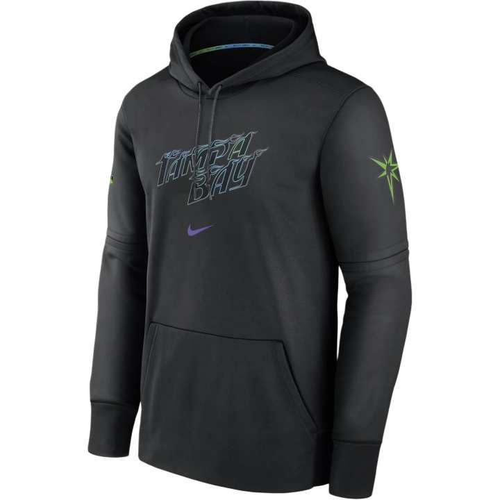 Nike Nike Tampa Bay Rays City Connect Practice Men's Nike Therma Mlb Pullover Hoodie