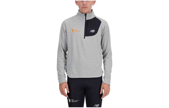 New Balance New Balance NB Heat Grid Sweatshirt Men's Gray