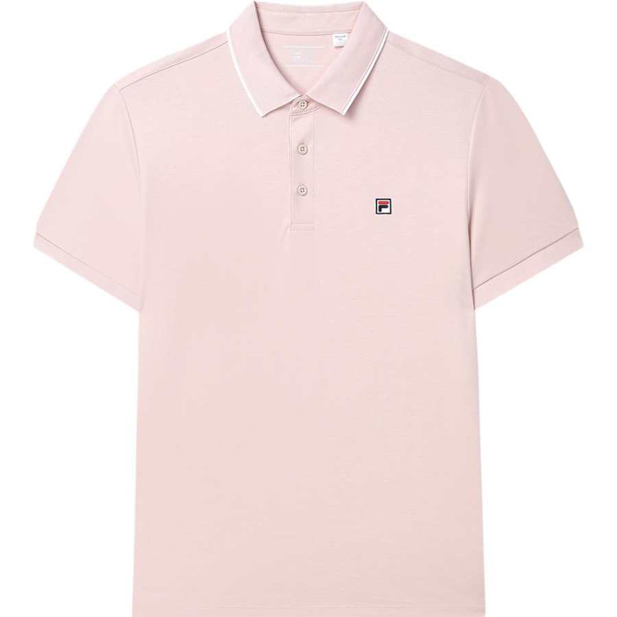 FILA Polo Shirt Men's Longlin Pink