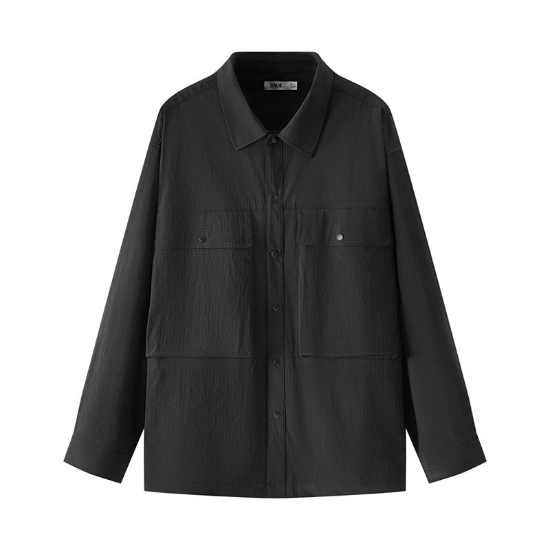 Semir Semir Shirts Men's Lapel Moderate Workwear