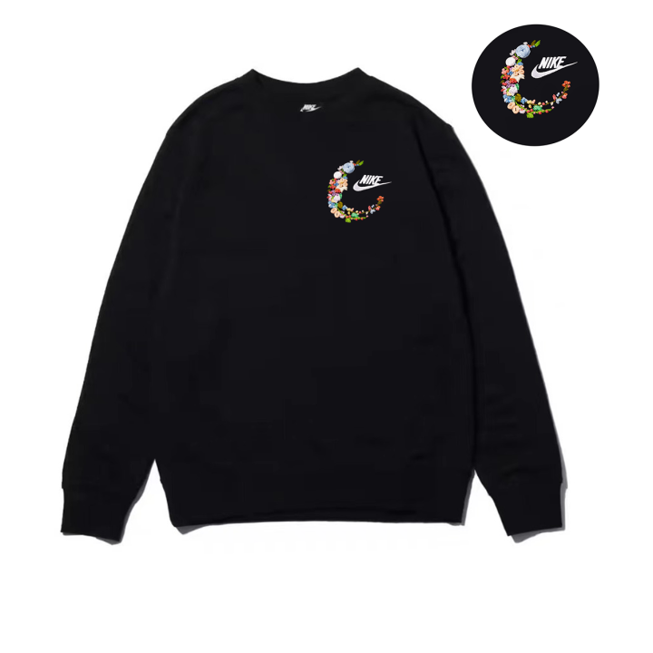 Nike Nike Sweatshirts Unisex Black Crew Neck Moderate Regular