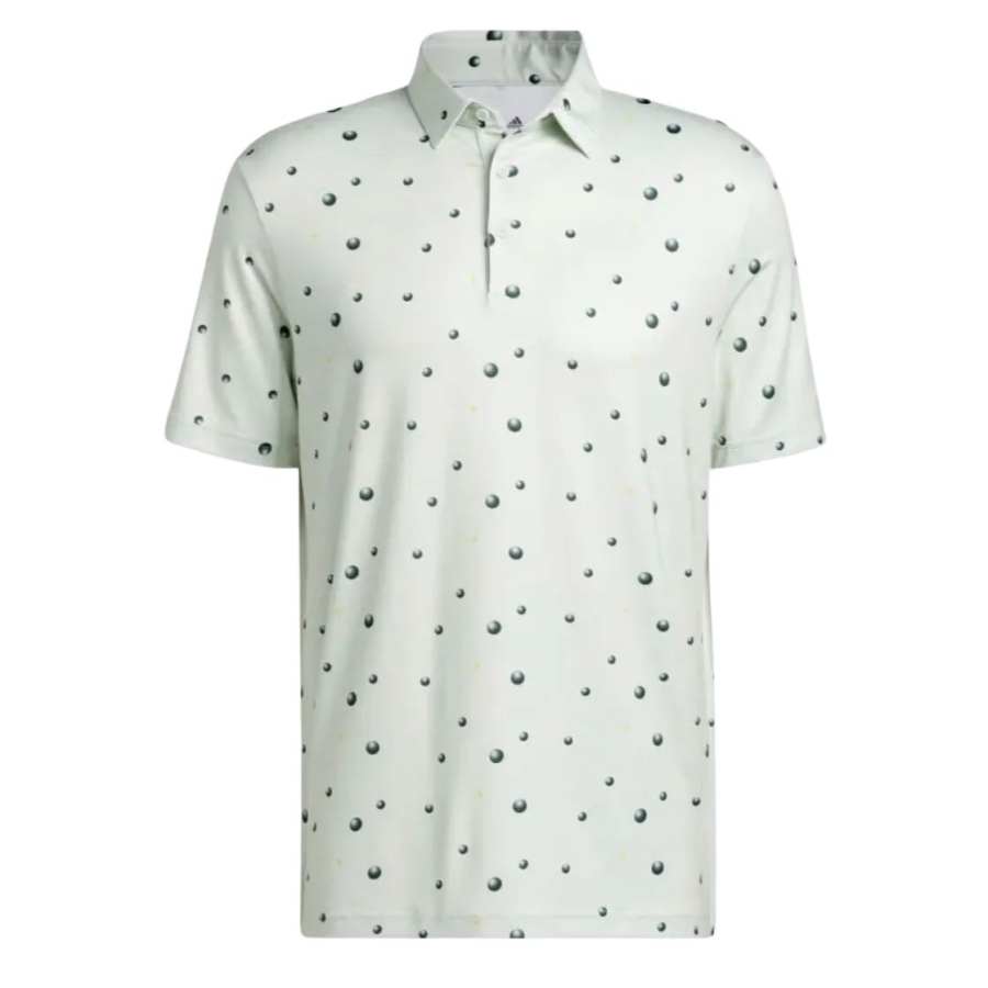 Adidas Adidas Polo Shirt Men's Linen Green/Bright Green/Yellow