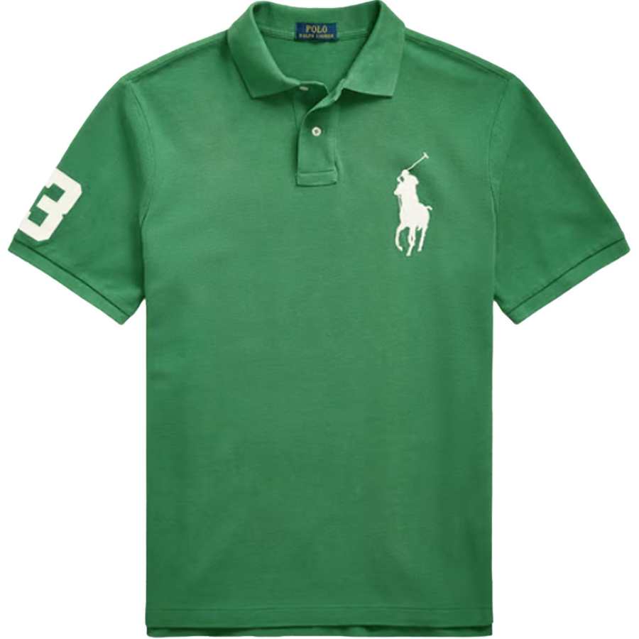 Polo Ralph Lauren Big Pony Polo Shirt Custom Slim Fit Men's Green