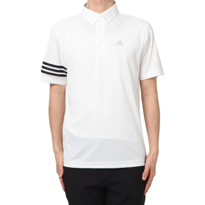 Adidas Adidas Polo Shirts Men's White Polo Collar Moderate