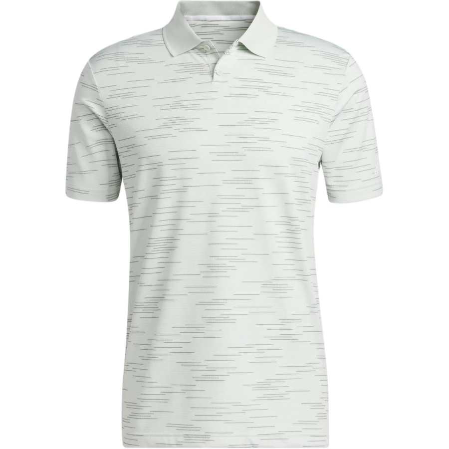 Adidas Adidas Polo Shirts Men's Gray Crew Neck Moderate Straight Fit