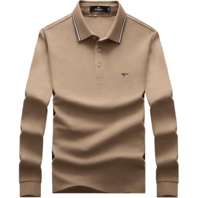 SEPTWOLVES Polo Shirts Men's Lapel Moderate Straight Fit