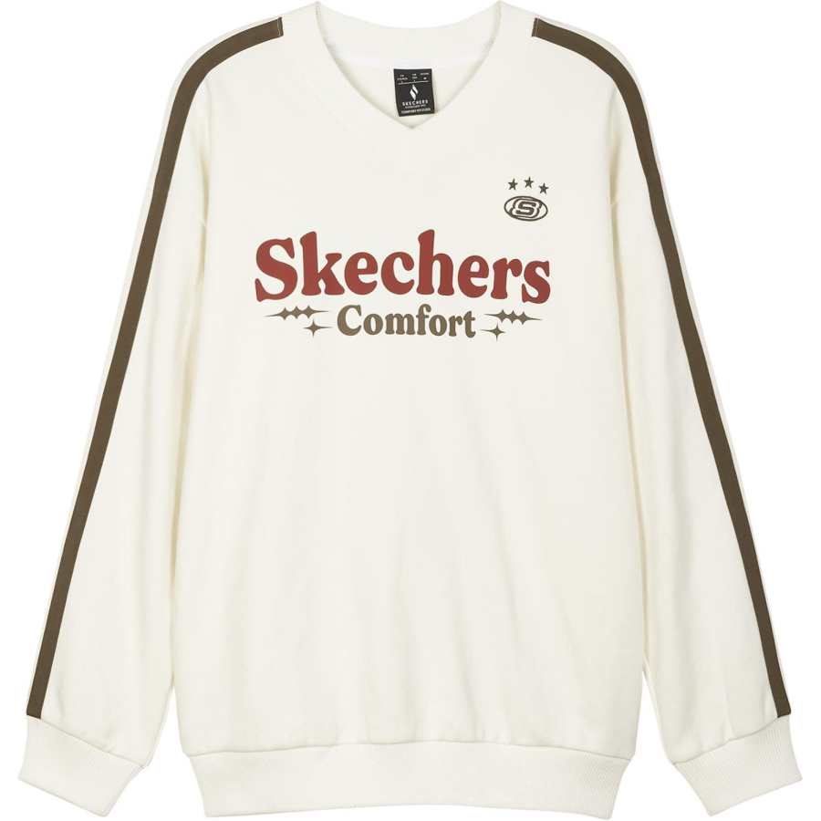 Skechers Sweatshirt Unisex Ecru