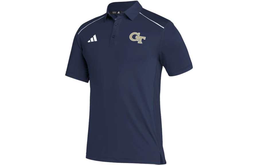 Adidas Adidas Polo Shirts Men's Marine Blue Polo Collar Moderate Straight Fit