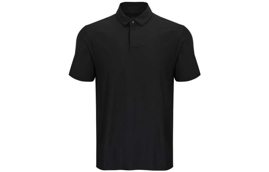 Under Armour Polo Shirts Men's Black Polo Collar Moderate Other