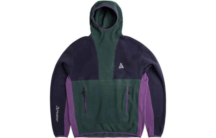 Nike Nike Sweatshirts Men's Ink Purple Hooded Moderate Regular