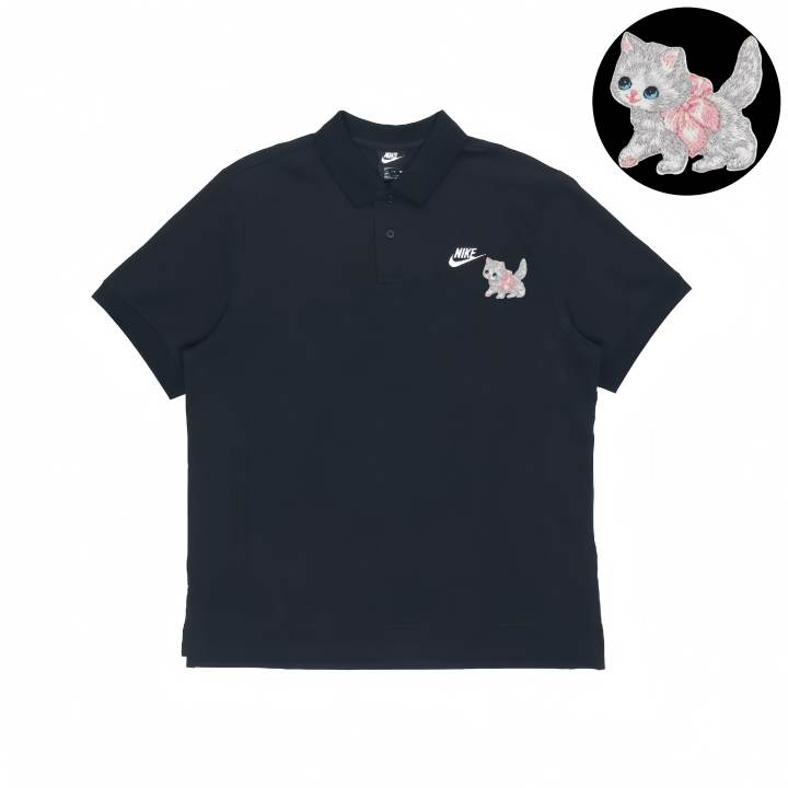 Nike Nike Polo Shirts Unisex Black Polo Collar Moderate