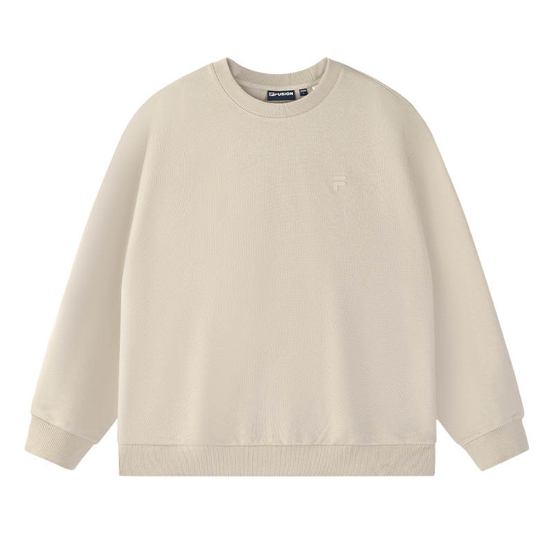 FILA FUSION Sweatshirt Unisex Cool Brown Khaki