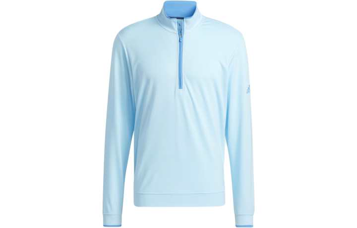 Adidas Adidas Sweatshirts Men's Light Blue Stand Collar Moderate Regular