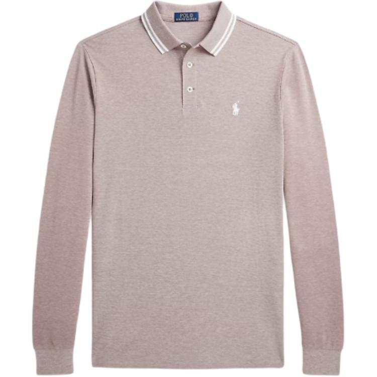 Polo Ralph Lauren Custom Slim Fit Stretch Mesh Polo Shirt Polo Shirt Men's Light Umber