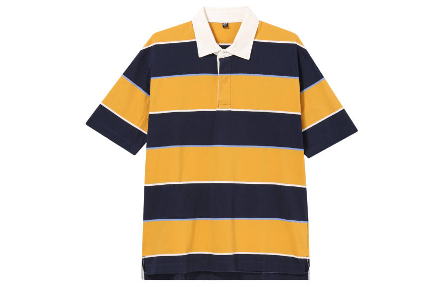 UNIQLO Polo Shirt Unisex Light Yellow