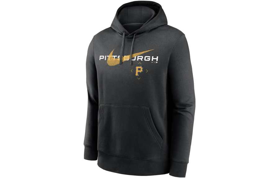 Nike Nike Swoosh Neighborhood Mlb Pittsburgh Pirates Pullover Hoodie Sweatshirt Men's Black