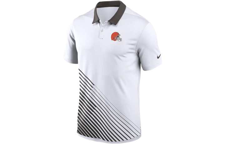 Nike Nike Dri Fit Polo Shirts Men's White Polo Collar Moderate Straight Fit