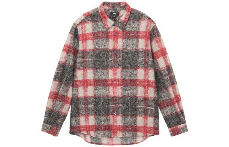 Stussy Plaid Knit Shirt