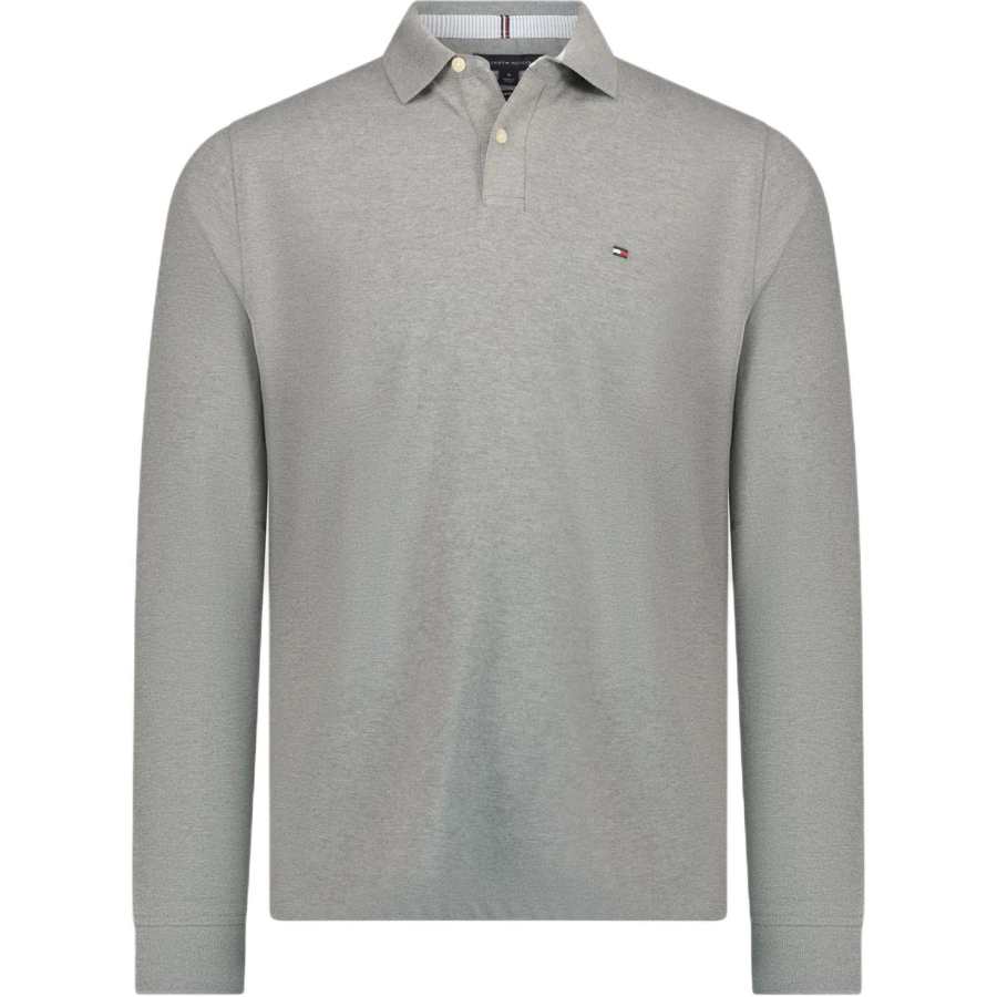 Tommy Hilfiger Polo Shirt Men's Gray