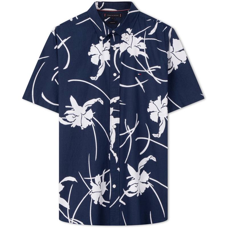 Tommy Hilfiger Tropical print Cotton Shirt