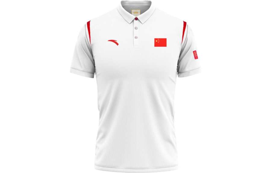 Anta Polo Shirt Men's Pure White