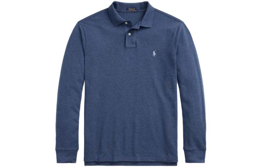 Polo Ralph Lauren SS23 Polo Shirt Custom Slim Fit Men's Blue