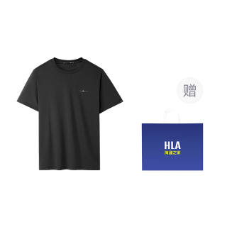 HLA T Shirts Men's Crew Neck Moderate