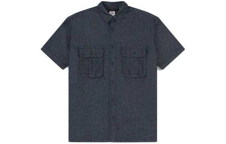 Levis Levis Shirts Men's Blue Pointed Collar Moderate Other