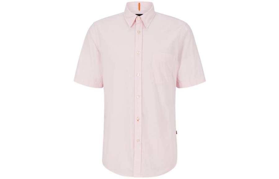 HUGO BOSS Shirt Men's Light Pink