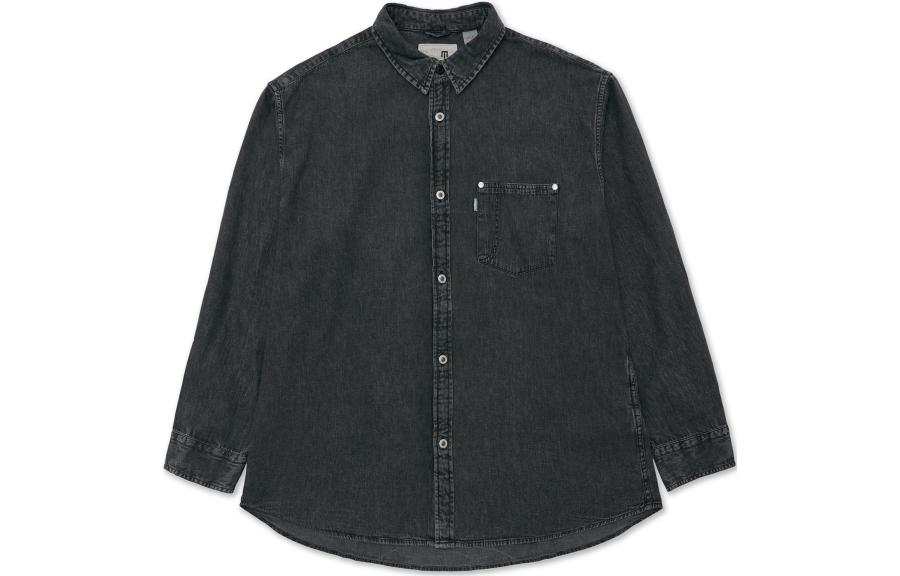 Levis Levis Shirts Men's Smoke Gray Pointed Collar Moderate Other