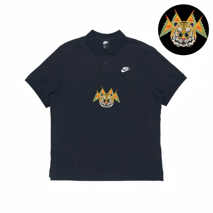 Nike Nike Polo Shirts Unisex Black Polo Collar Moderate