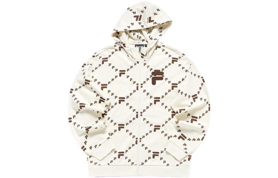 FILA FUSION Sweatshirt Unisex Antique Inspired Style White