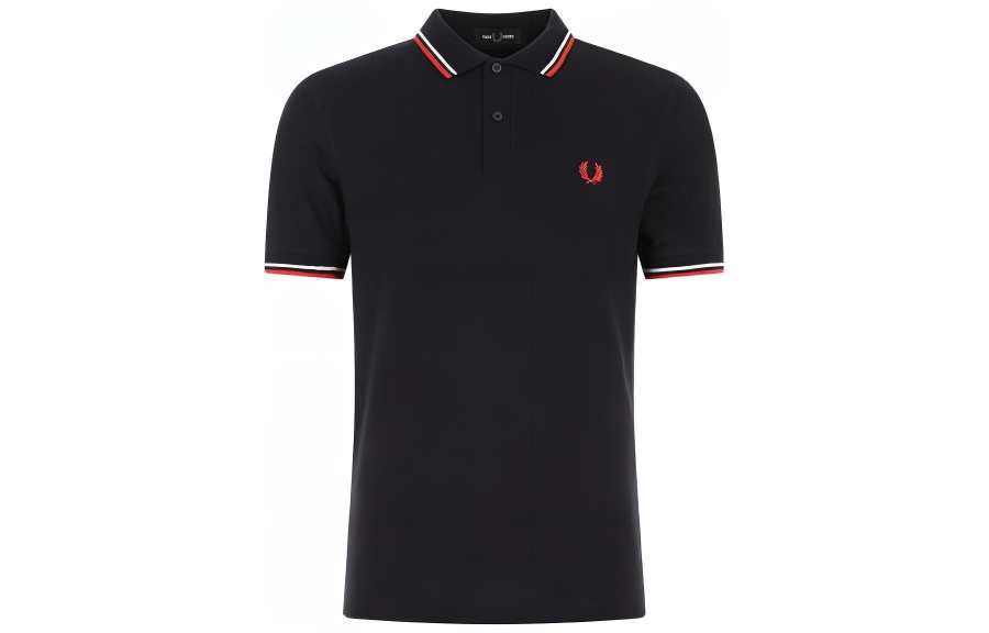 FRED PERRY Twin Tipped Short Sleeved Polo Shirt