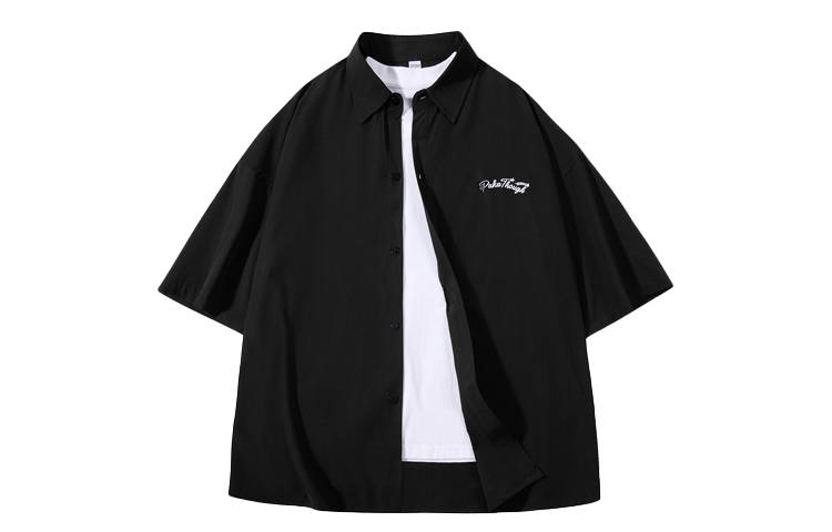 PAKA Shirts Unisex Lapel Thin Shirt