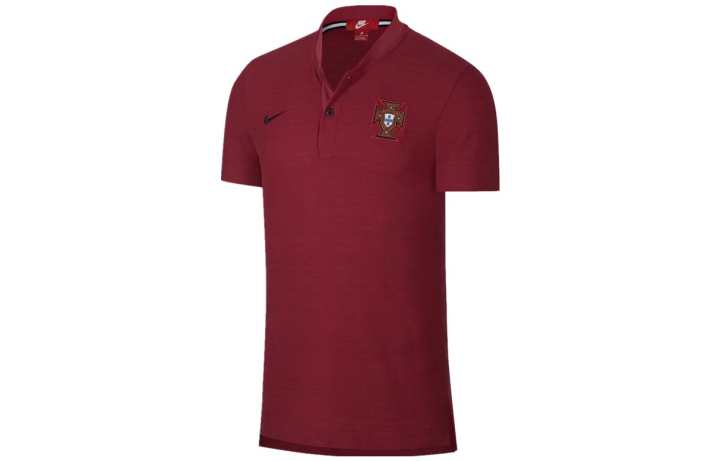 Nike Nike Polo Shirts Men's Red Polo Collar Moderate Straight Fit