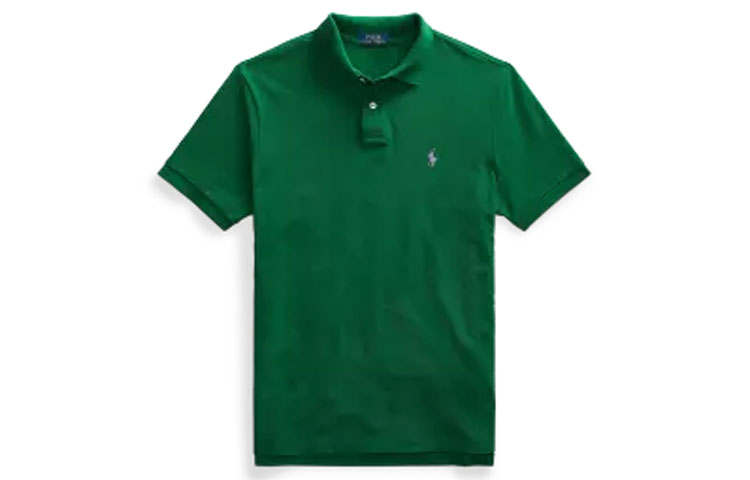 Polo Ralph Lauren SS22 Polo Shirt Custom Slim Fit Men's Green