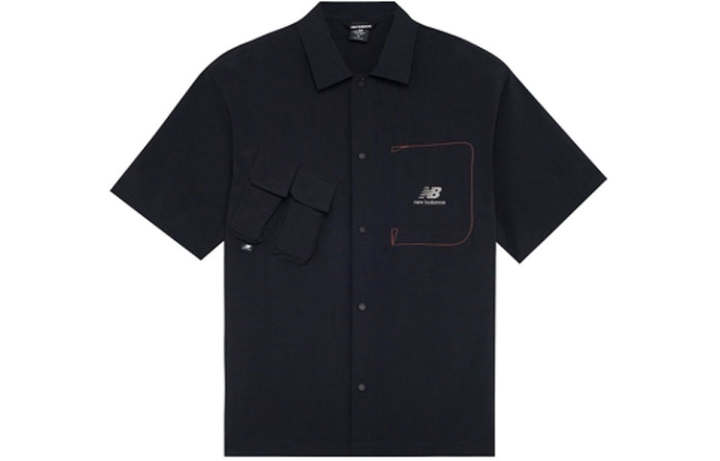 New Balance New Balance Shirts Men's Black Lapel Moderate Other