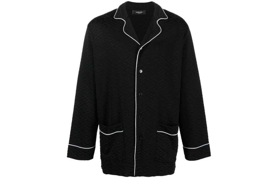 VERSACE VERSACE Shirts Men's Black Moderate