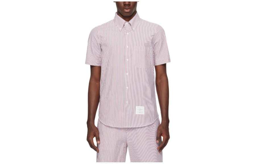 THOM BROWNE THOM BROWNE Funmix Striped Shirt