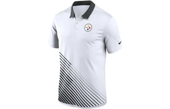 Nike Nike Polo Shirts Men's White Square Collar Moderate Straight Fit
