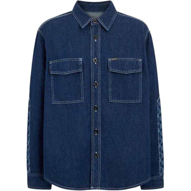 COACH COACH Shirts Men's Blue Moderate