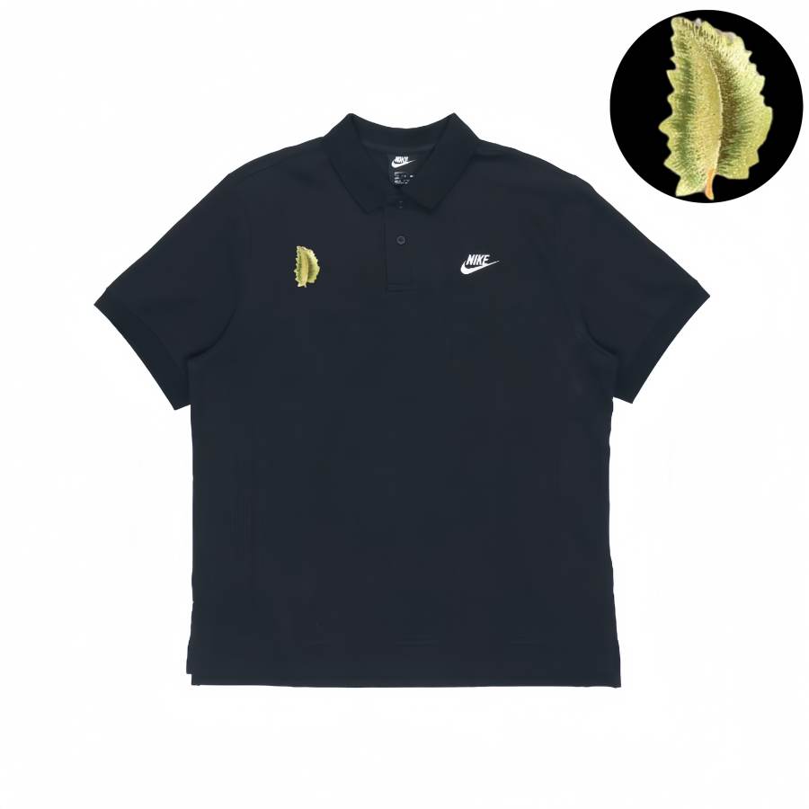 Nike Nike Polo Shirts Unisex Black Polo Collar Moderate Straight Fit