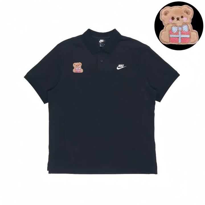 Nike Nike Polo Shirts Unisex Black Polo Collar Moderate