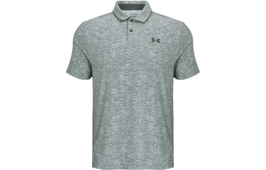 Under Armour UA Iso Chill Polo Shirt Men's Peach Gray