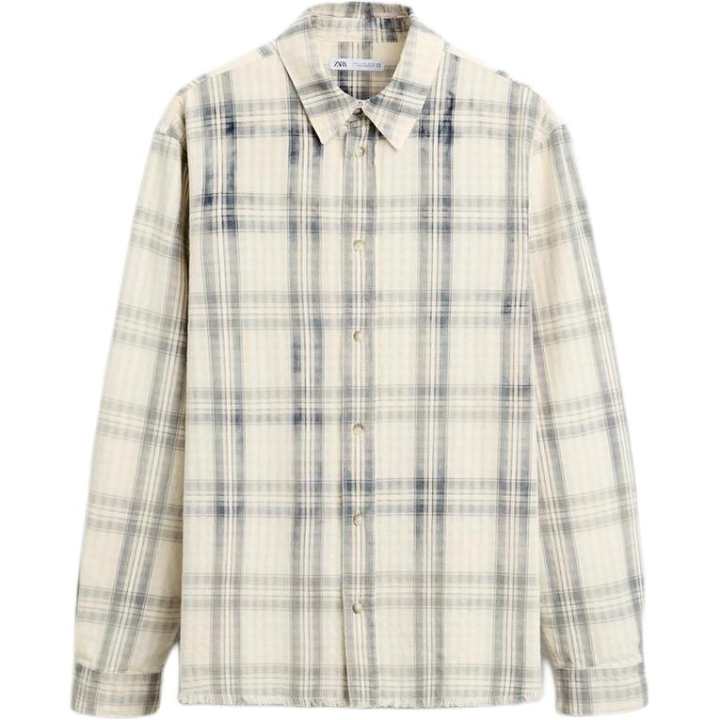 ZARA ZARA Shirts Men's Tan Lapel Moderate Other