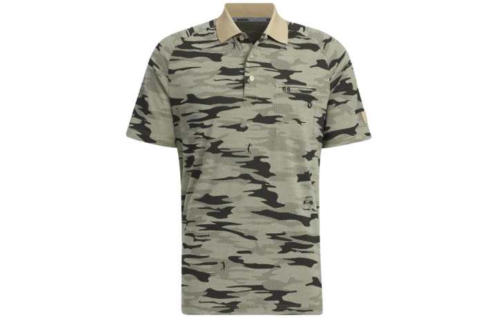 Adidas Adidas Shirts Men's Green Camouflage Lapel Moderate Other